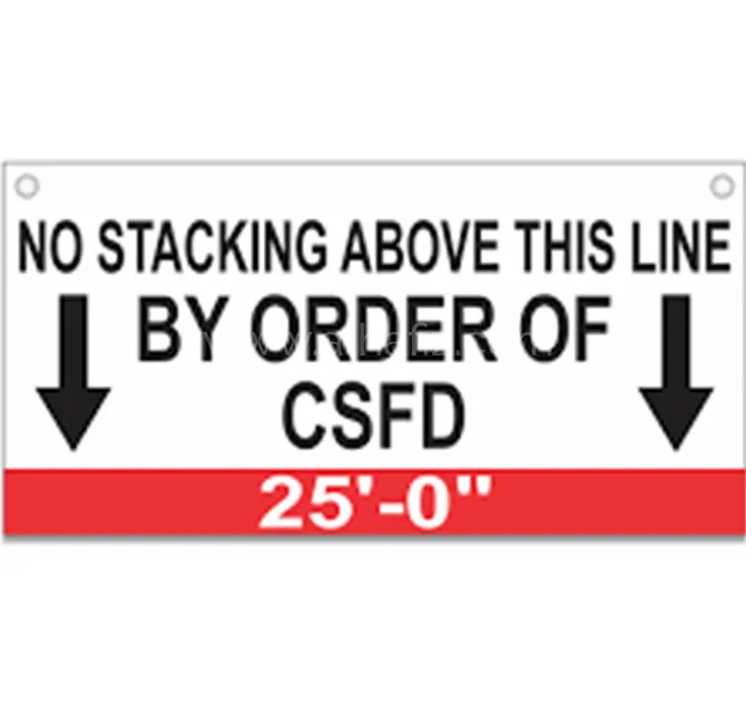Warehouse Notice Signs