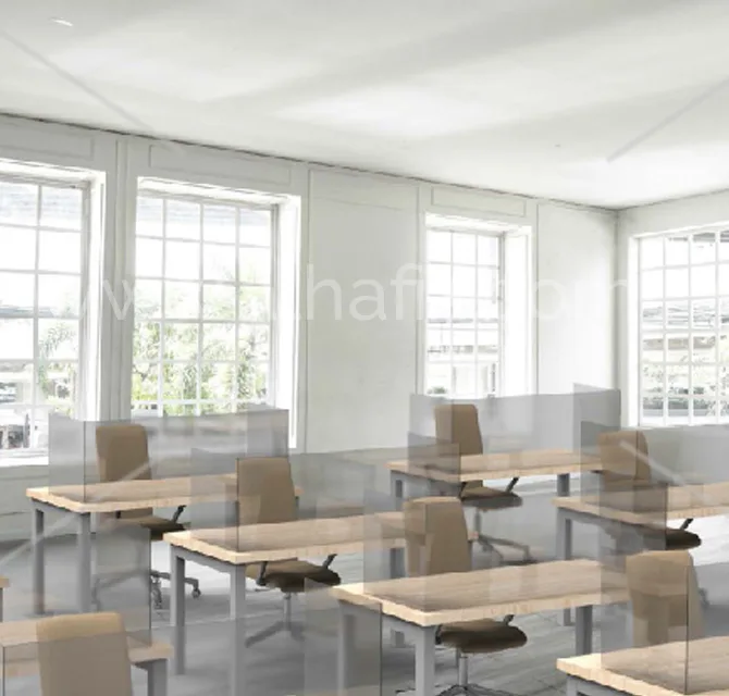 Acrylic Desk Partitions for Lecture Halls