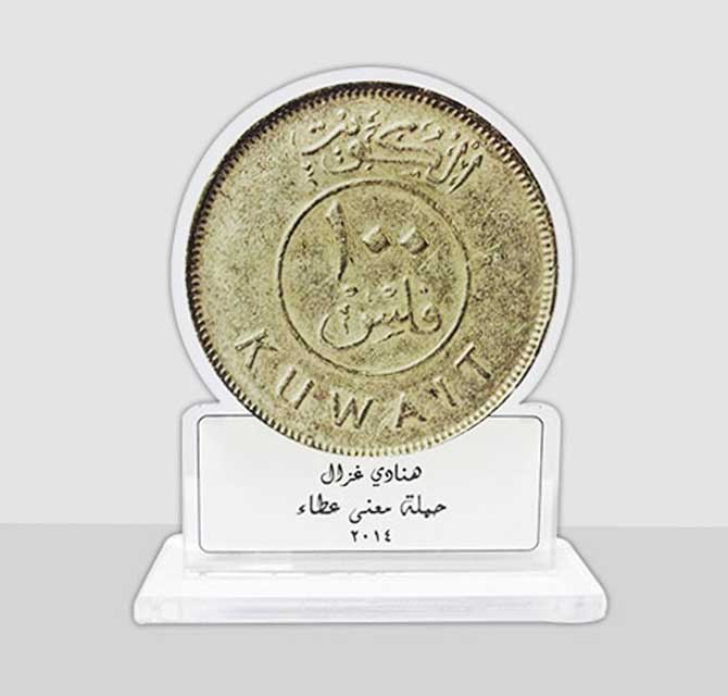 Acrylic Coin Shield
