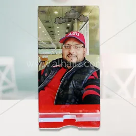 إطار أكريليك بحامل للجوال إطار أكريليك بحامل للجوال