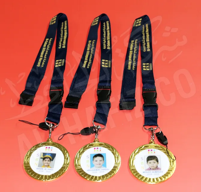 Silk Screen Printed Photo Medal 
