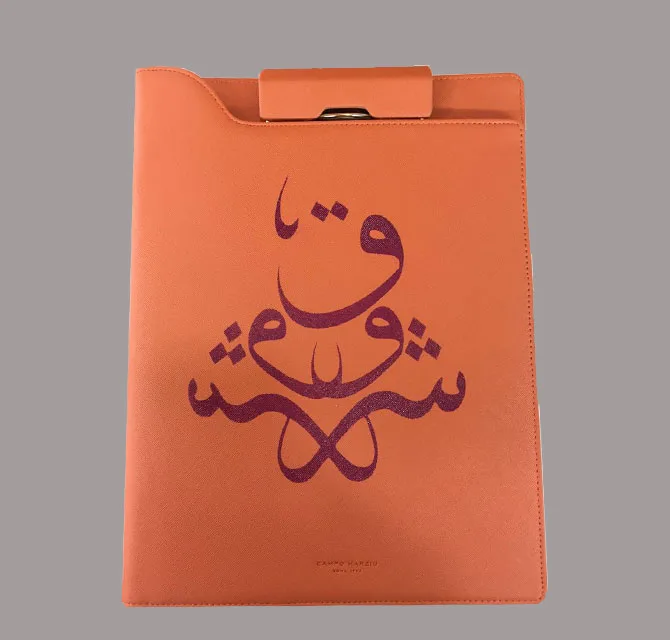 لوح كتابة بمشبك بطباعة السلك سكرين