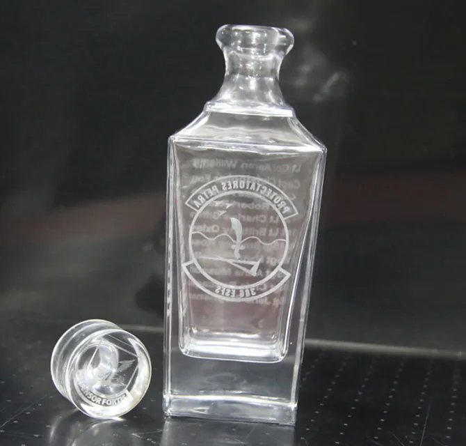 UV Printed Folder Glass Bottle