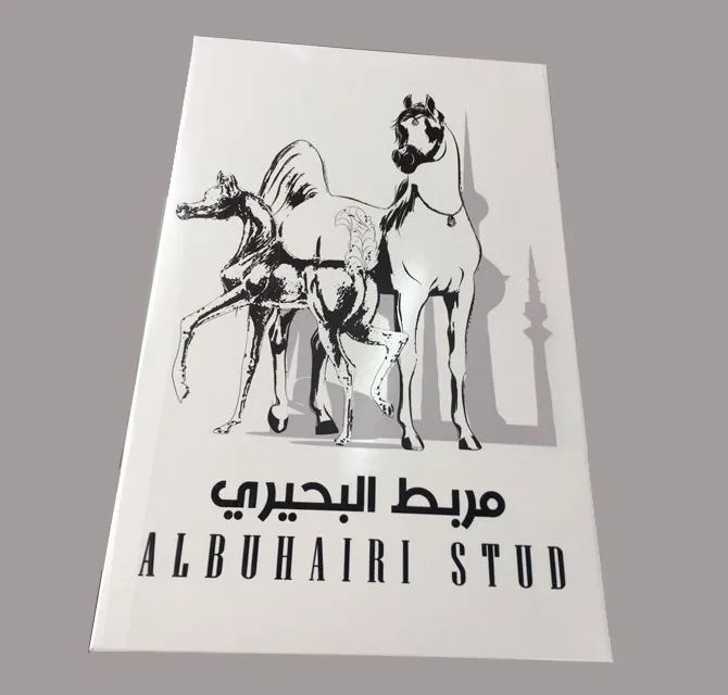 صندوق بصورة بطباعة UV والسلك سكرين