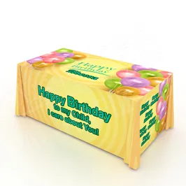 Happy Birthday balloons photo Table Cover 