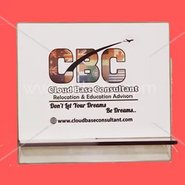 حامل عرض شعار أكريليك للمكاتب حامل عرض شعار أكريليك للمكاتب