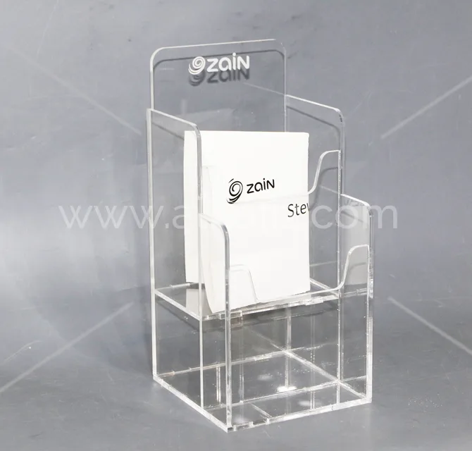 Two-Tier Acrylic Brochure Holder