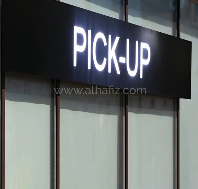 Restaurant Direction sign