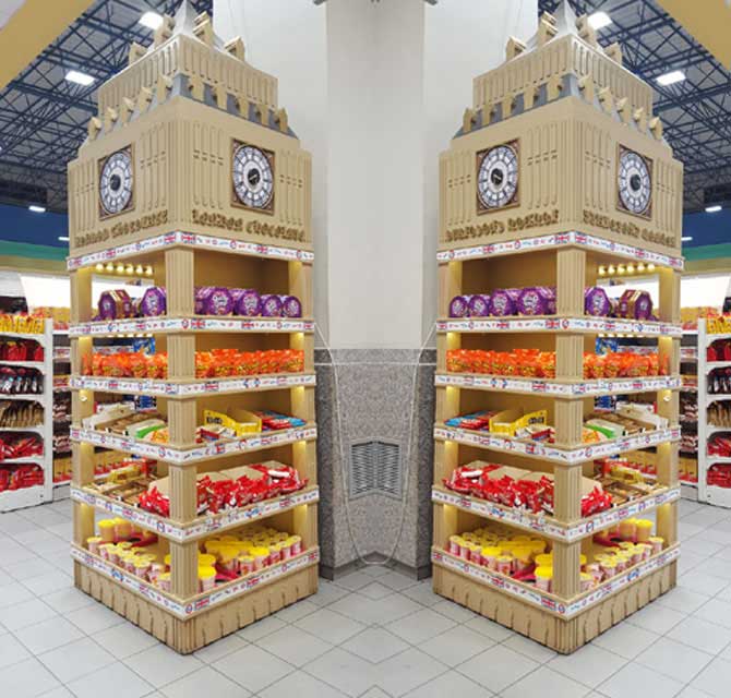 POS Floor Display STand