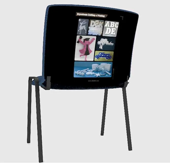 Digital Fabric Printed - Office Chair (Back 4)