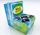 نسيج مطبوع رقمي - تنجيد أريكة مع شعار (الأخضر)
