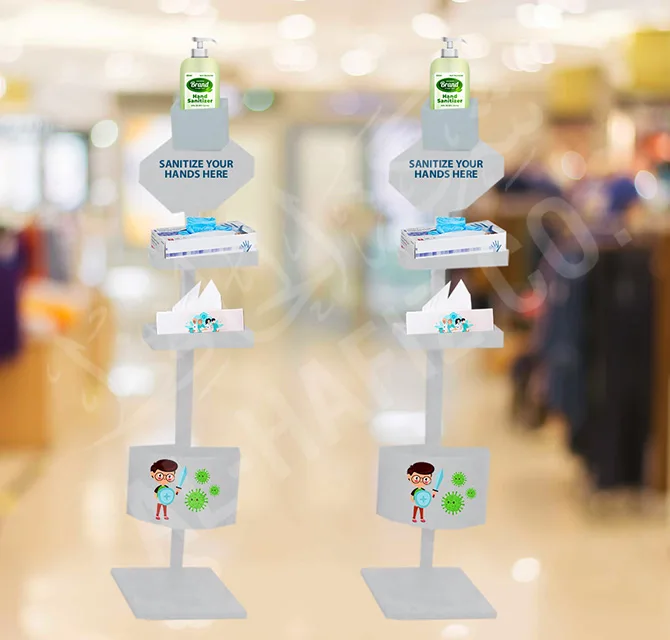 Hand Sanitizer Floor Stand