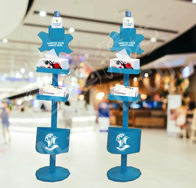 Hand Sanitizer Stand With Dispenser