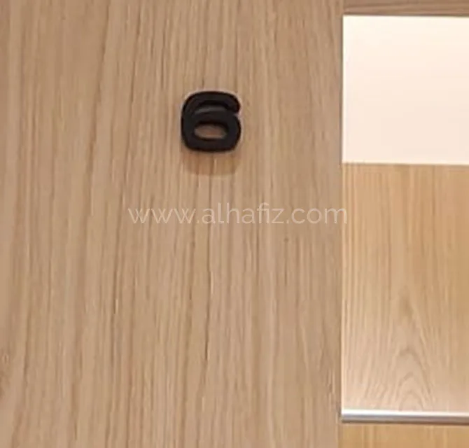 Large 3D Door Number Sign