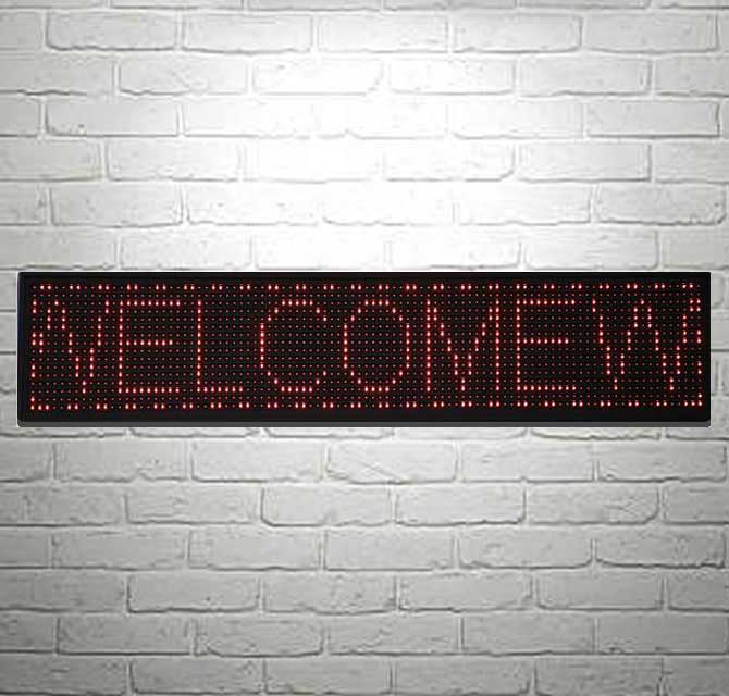 شاشة إعلانات LED ــ أحمر