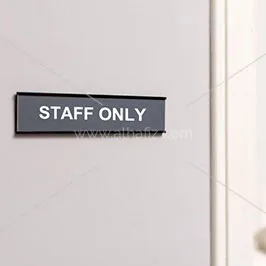 Staff Only Modular Sign Staff Only Modular Sign