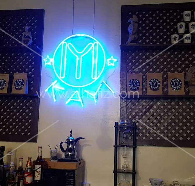 Neon Company Logo Sign