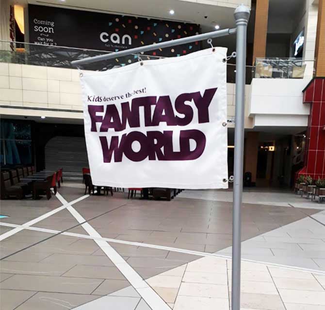 Pole Flag - Fantasy World