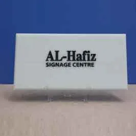 Sandblasted Logo on Name Plate