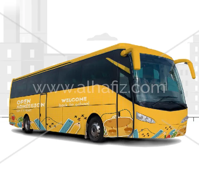 School Bus Full Wrap Graphics
