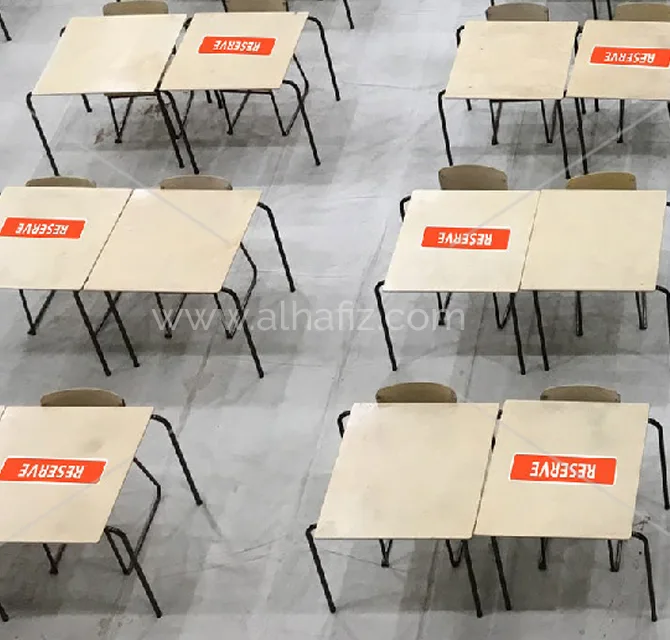 Reserved Stickers for School Desks
