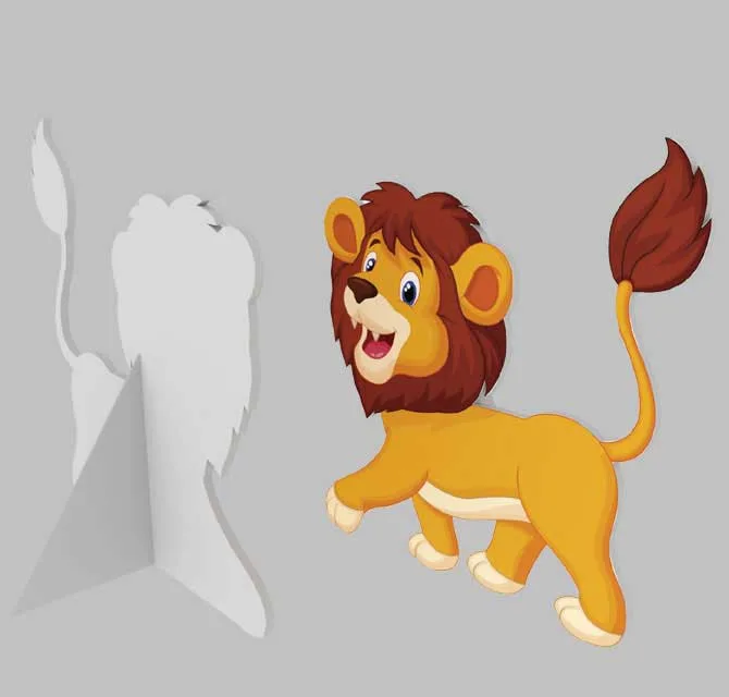  Styrofoam Standee with Sticker - Lion