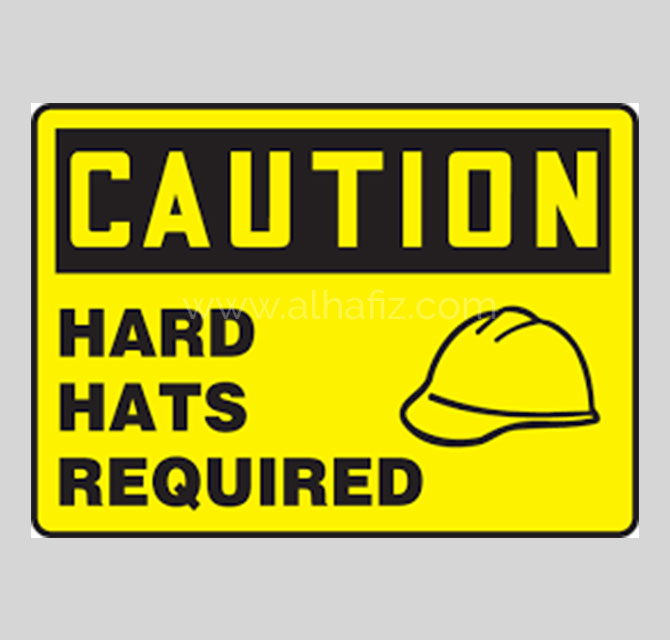 Safety Helmet Caution
