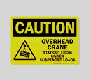Stay out Suspended Load sticker 