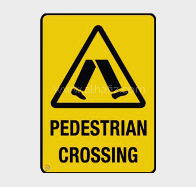 Pedestrian Crossing Signage