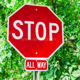 Stop Signage for Construction Sites 