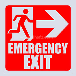 Emergency Exit Sticker