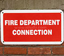 Fire Department Connection Signage