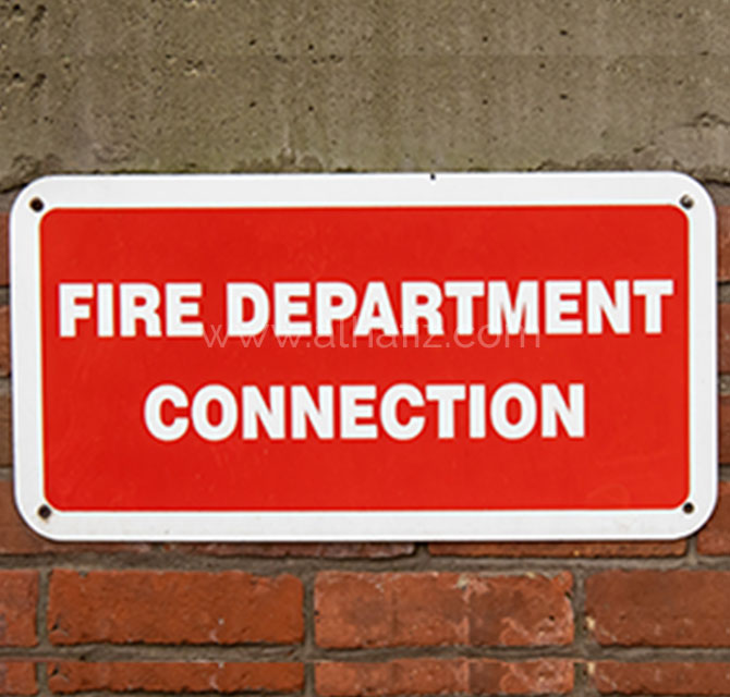Fire Department Connection Signage