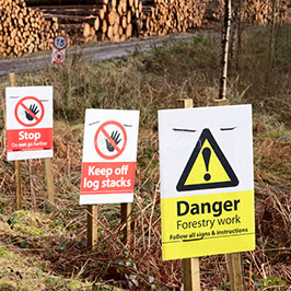 Danger Keep Off Signage