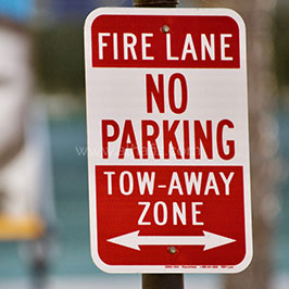 No Parking Safety Signs 