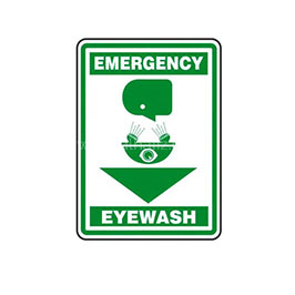 Warehouse Emergency Eyewash Signs 